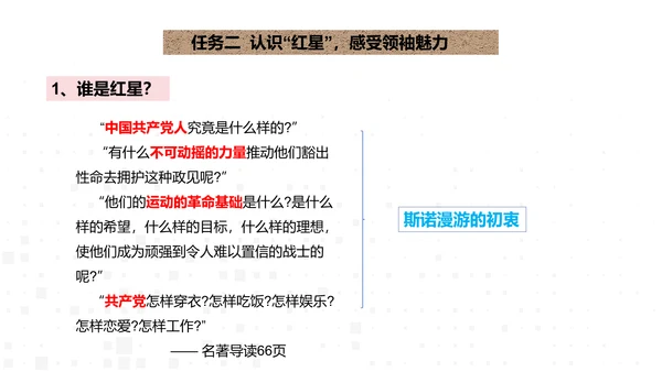 八年级上册语文第三单元名著导读《红星照耀中国》课件