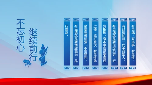 蓝色大气警察公安机关忠诚教育动态PPT模板