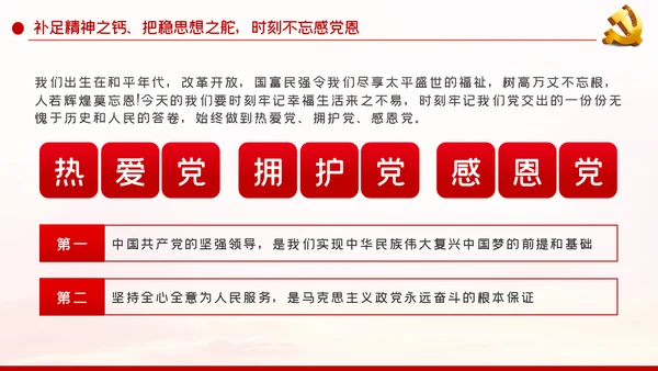 知党史听党话跟党走做新时代合格党员干部