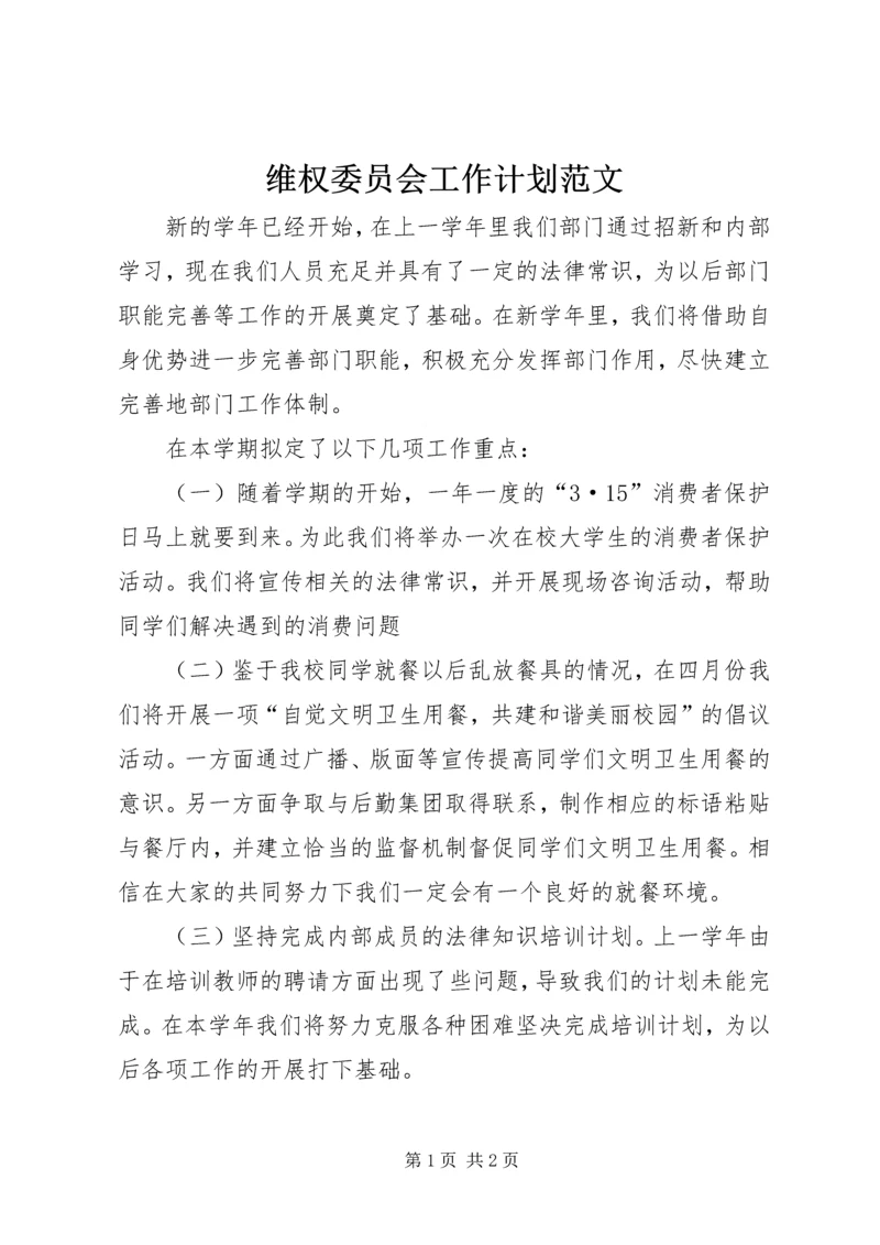 维权委员会工作计划范文.docx