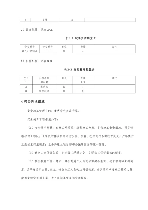 格构柱拆除施工方案.docx