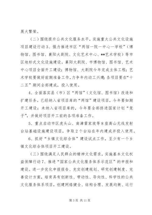 市文化新闻出版局工作计划.docx