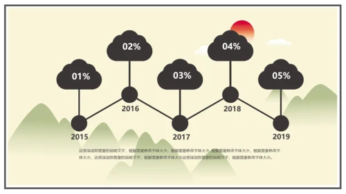 中国风古风水墨画通用模板