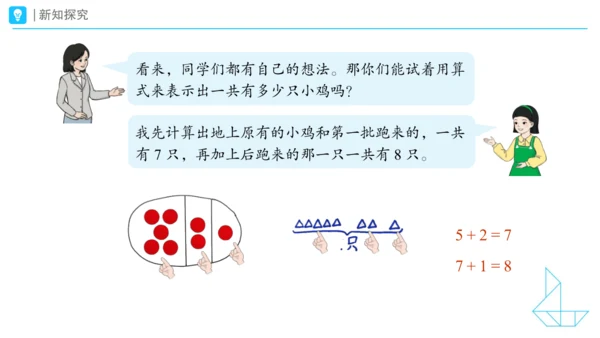 《连加、连减加、减混合》（课件）一年级上册数学人教版（2024）(共28张PPT)
