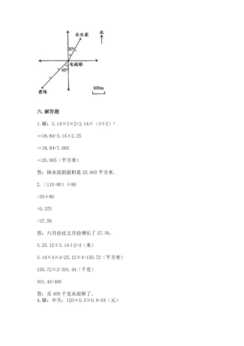人教版六年级下册数学期末测试卷（模拟题）.docx