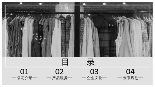 时尚服装公司产品展示汇报总结通用PPT模板