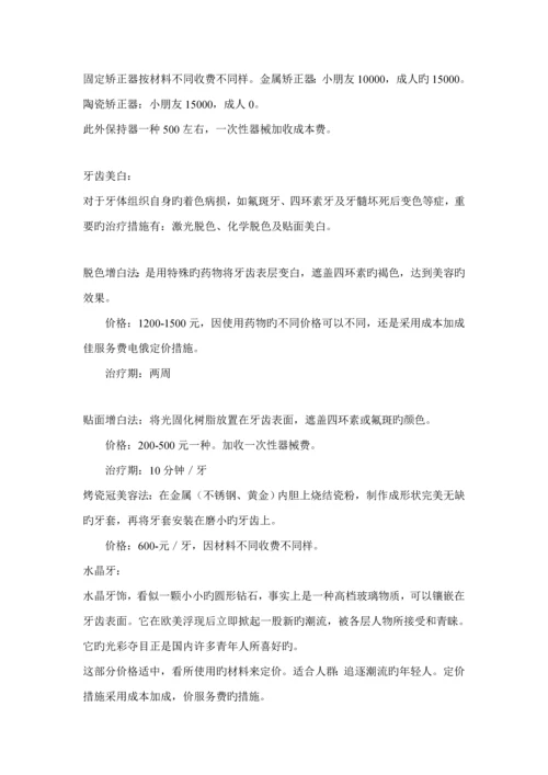 口腔诊所商业综合计划书全套资料.docx