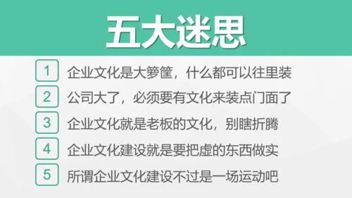 企业文化迷思公司员工培训展示通用PPT模板