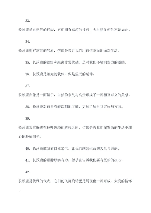 长颈鹿谚语