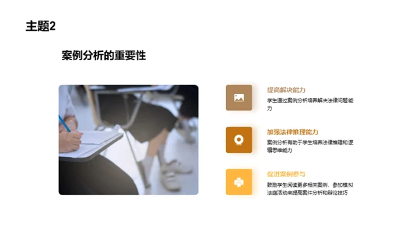 大学法学课程的案例分析