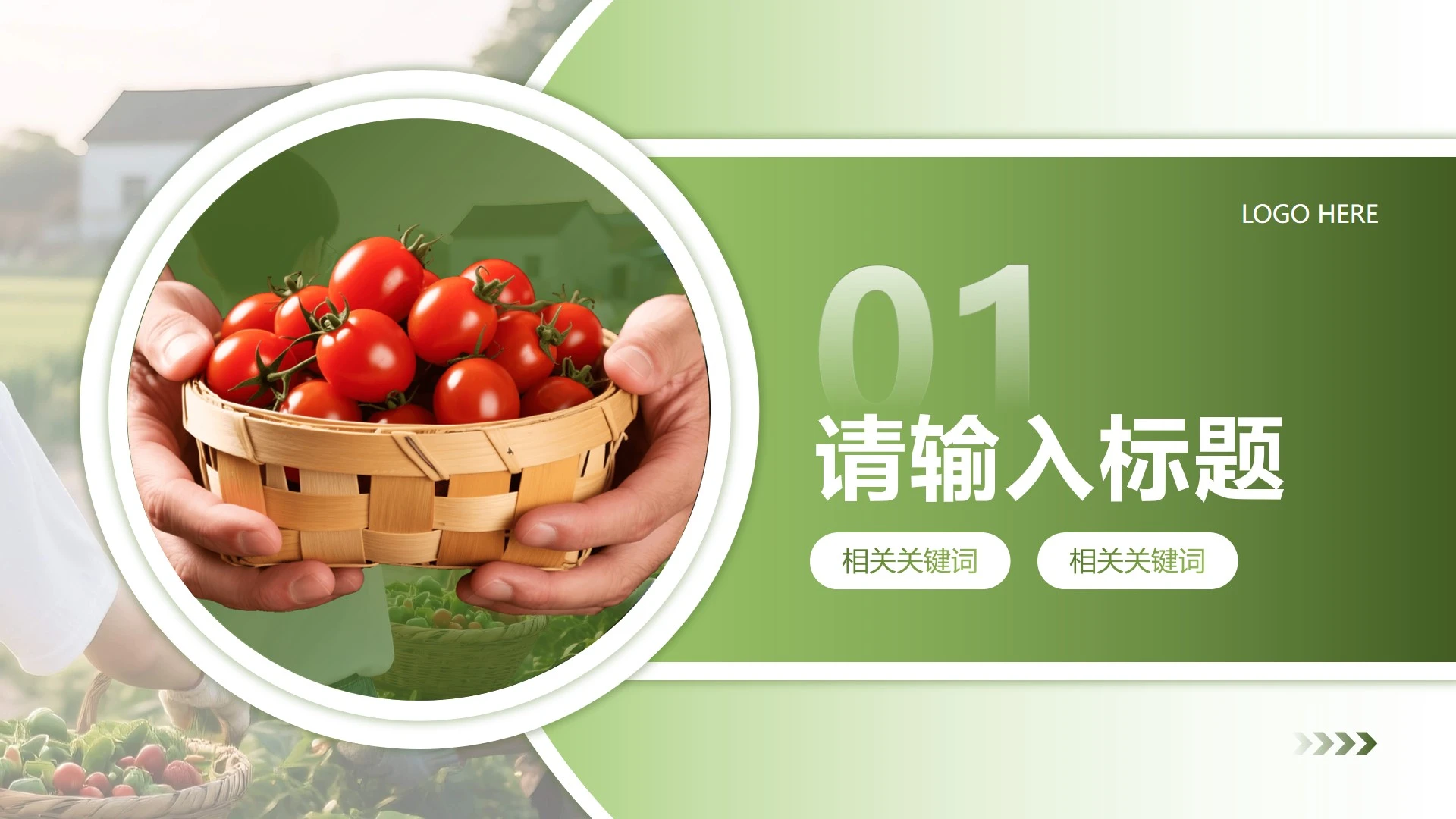 章节页-绿色简约风学生社会实践总结分享PPT单页