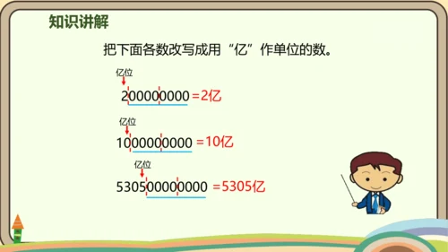 人教版数学四年级上册1.9 亿以上数的改写和近似数课件(共22张PPT)