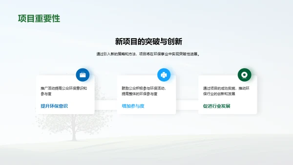 环保公益项目策划与推广