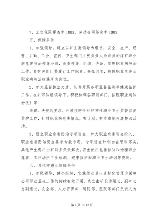 职业健康工作计划 (2).docx