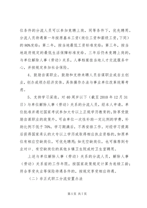 医疗卫生机构人事制度改革工作县长讲话 (3).docx