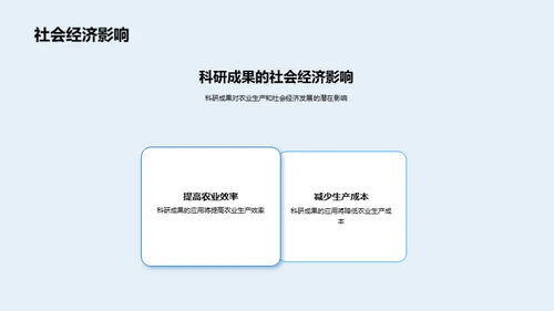 农学科研新篇章