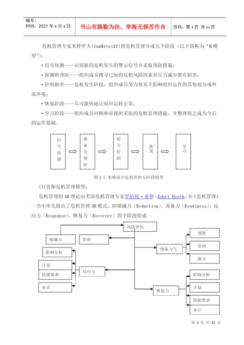 中小民营企业的危机管理及对策研究论文.docx