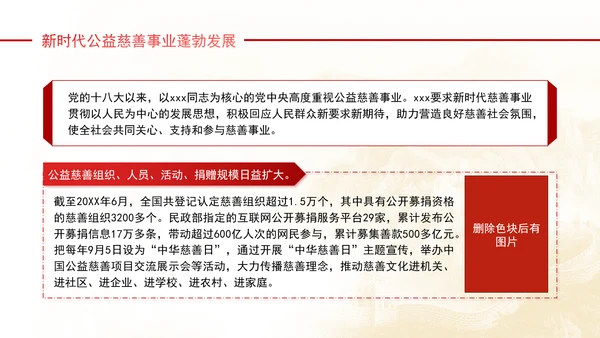 健全保障改善民生着力发展新时代公益慈善事业党课