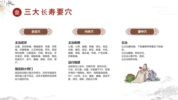 传统中国风中医经络养生PPT课件