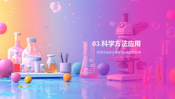 初中科学实验课PPT模板