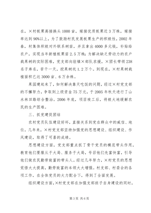 建设社会主义新农村先进村党支部事迹材料 (5).docx