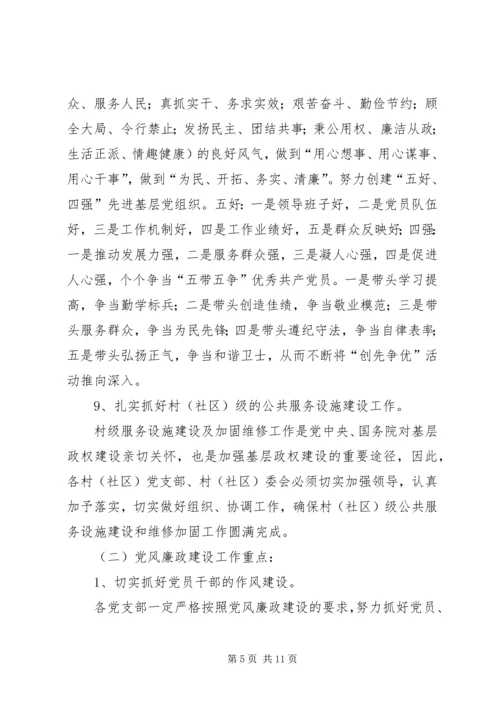 乡镇年度党建工作实施建议.docx