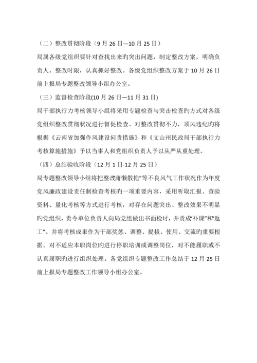 民政局加强机关作风建设实施方案.docx