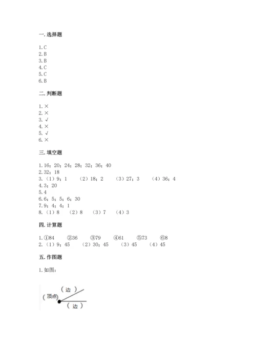 人教版二年级上册数学期末测试卷（考点梳理）word版.docx