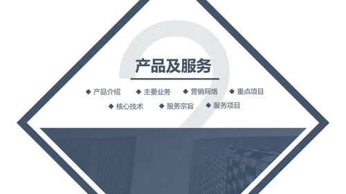 稳重大气公司简介企业宣传公司推广PPT模板