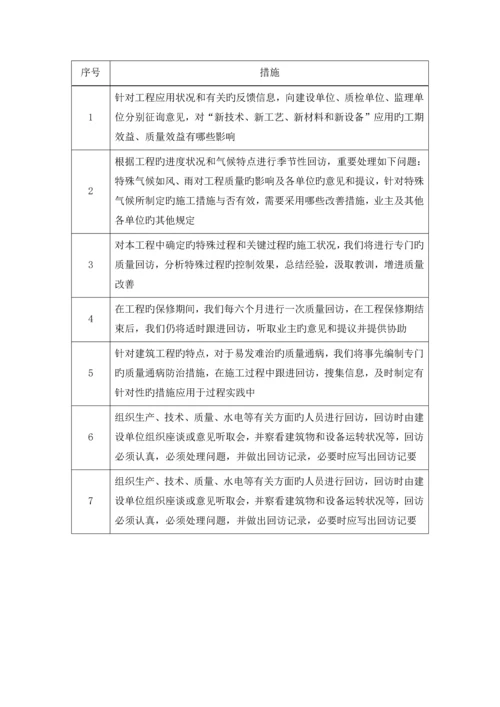 工程保修方案和措施.docx