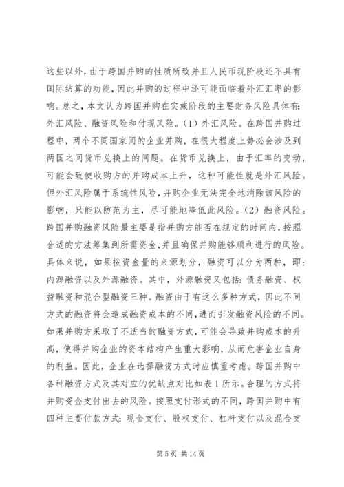 企业跨国并购财务风险对策建议.docx