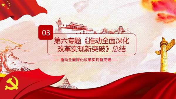 谈治国理政第三卷第六专题全面深化改革PPT