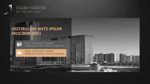 极简黑金商务工作汇报通用PPT模板