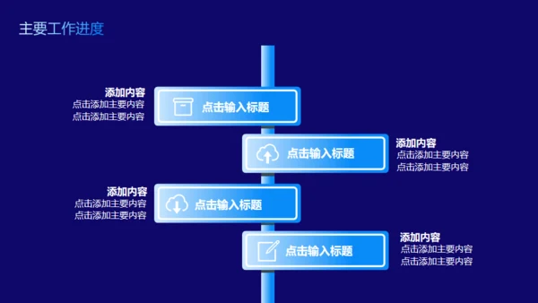 流体泡泡商务年中总结计划通用PPT模板