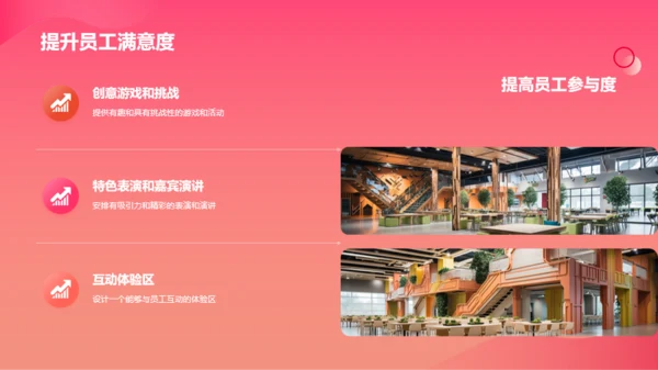 红色简约扁平年会创新PPT模板