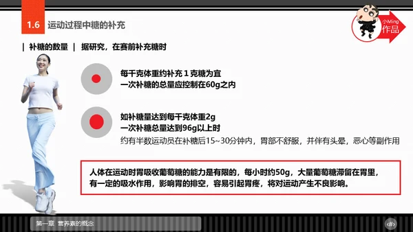运动营养学通用PPT模板