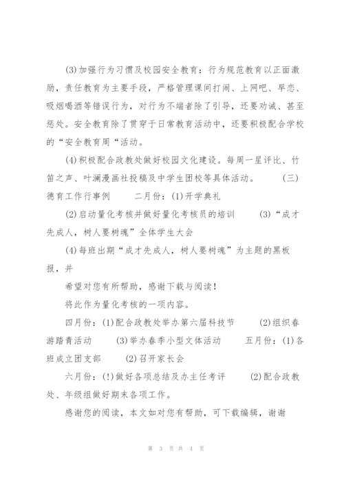 20XX年初二德育工作计划范文.docx