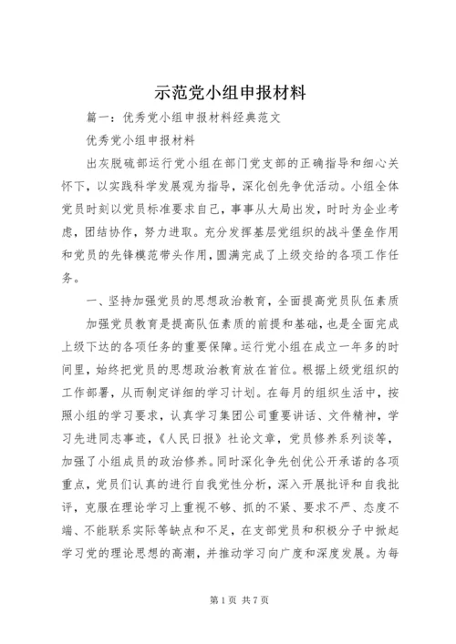 示范党小组申报材料 (5).docx