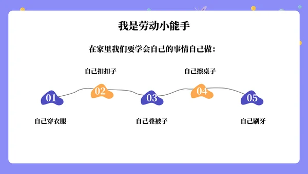 劳动润童心班会通用PPT模板