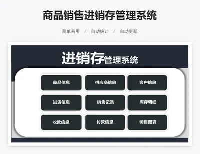 商品销售进销存管理系统
