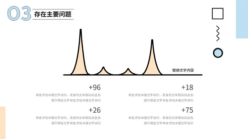 蓝粉色简约插画MBE线框风工作总结汇报PPT