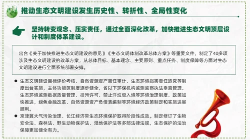 简约学习生态文明思想促进人与自然和谐共生课件PPT党建