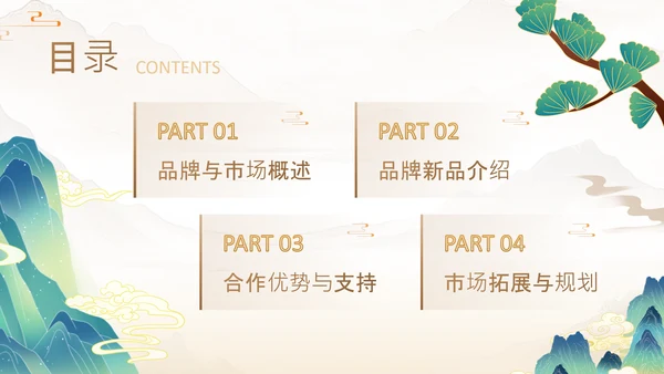 黄色中国风白酒快消品新品招商发布会PPT