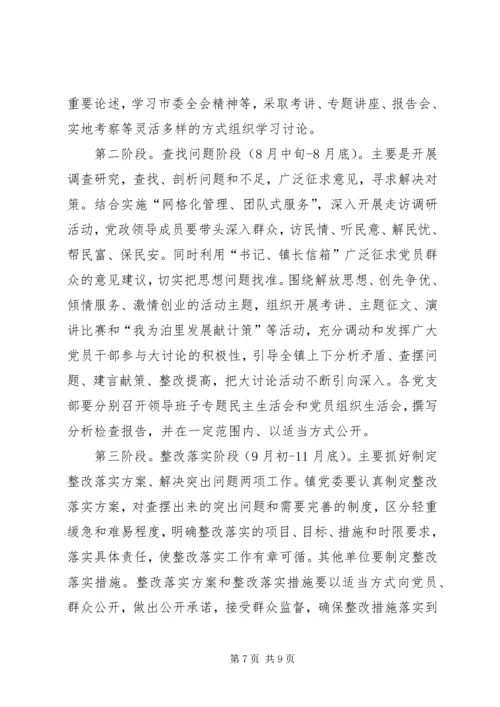 全镇解放思想大讨论活动意见.docx