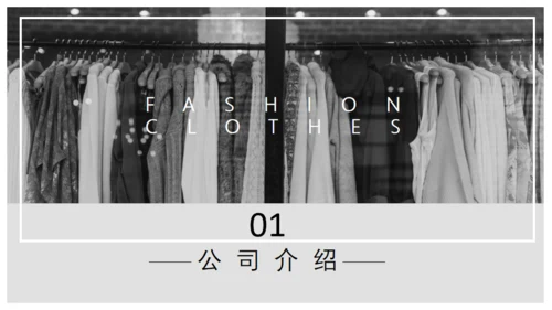 时尚服装公司产品展示汇报总结通用PPT模板