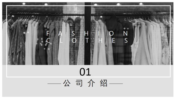时尚服装公司产品展示汇报总结通用PPT模板