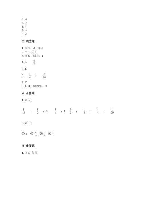 小学六年级数学上册期末卷含完整答案（易错题）.docx