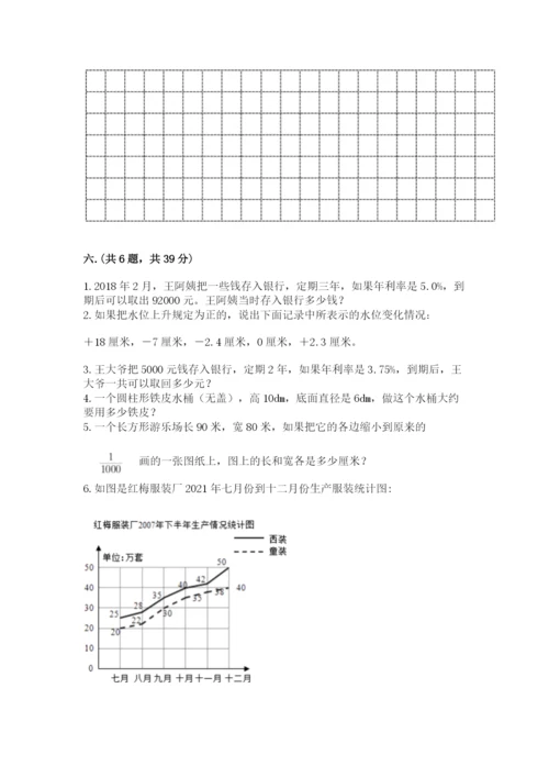 最新版贵州省贵阳市小升初数学试卷及完整答案（全优）.docx