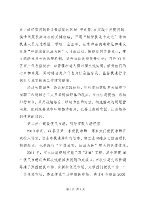 城管执法整治工作报告.docx