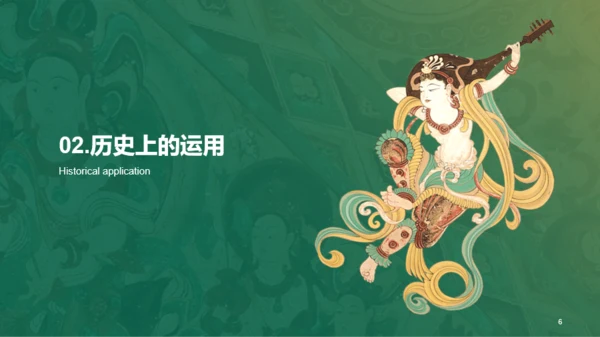 绿色国风中国传统配色深绿介绍PPT模板